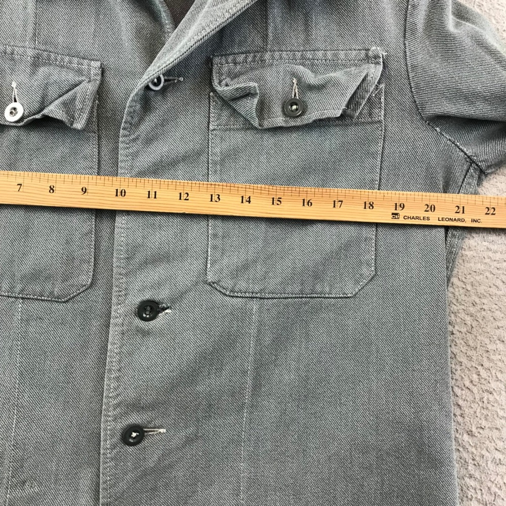 Men's Military Field Jacket - Gray - Picture 7 of 12